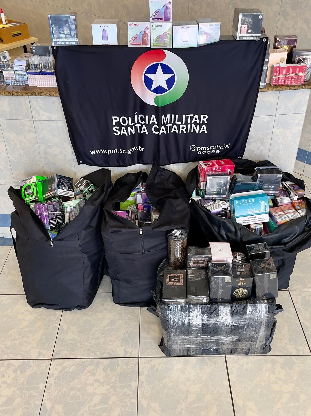 Irmãos são presos por contrabando em São Bento do Sul