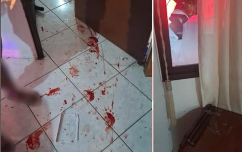 Homem invade casa para agredir a ex-namorada e o atual dela em Jaraguá do Sul