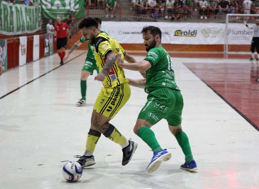 Jaraguá Futsal perde em Chapecó e tem 100% quebrado no Catarinense