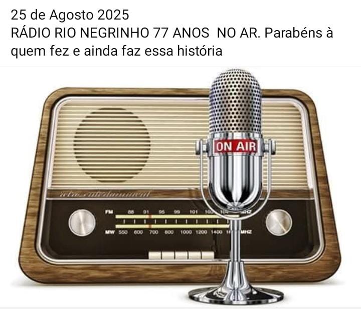 Rádio Rio Negrinho faz aniversário