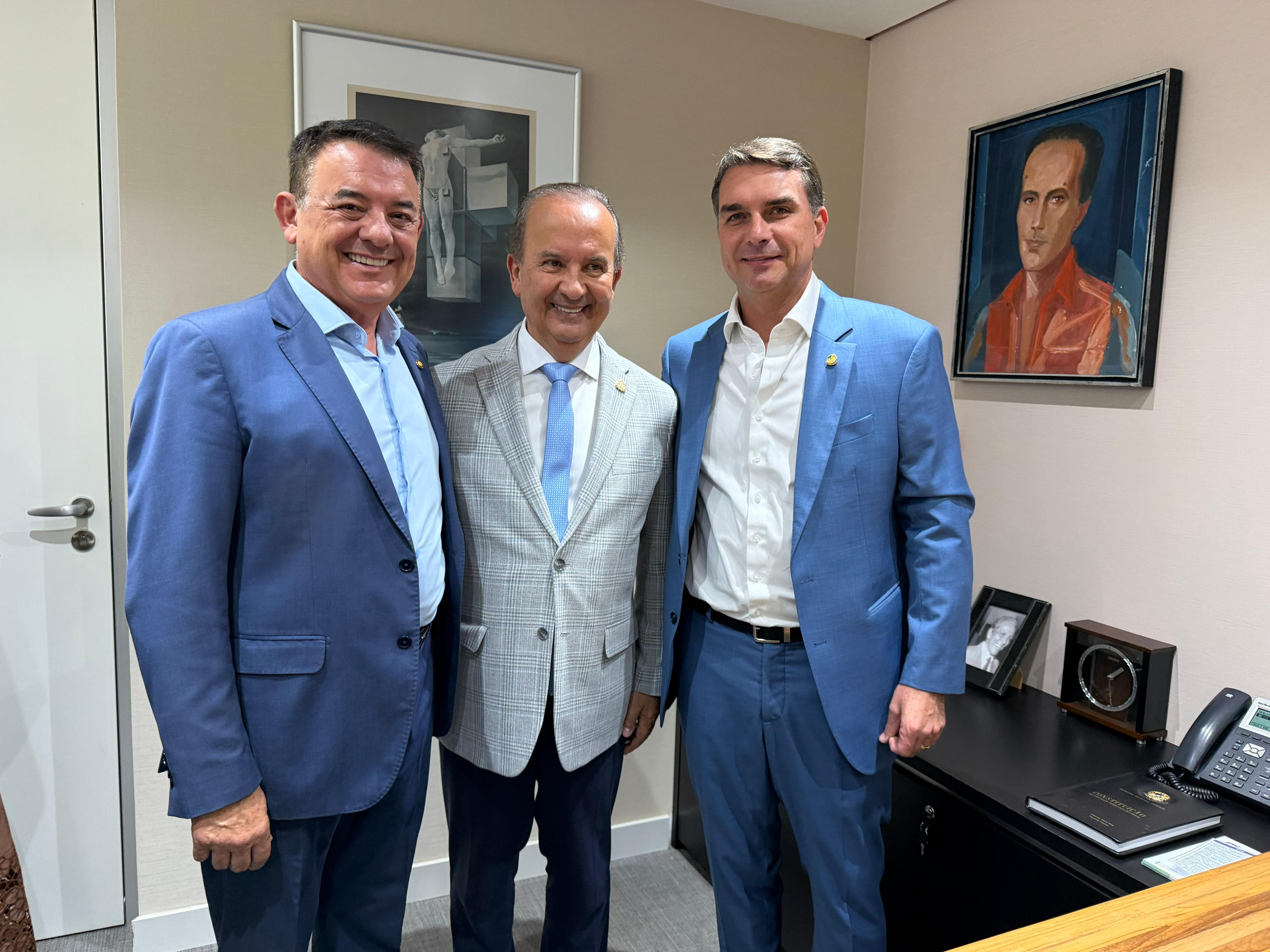 MAURÍCIO PEIXER COM FÁVIO BOLSONARO